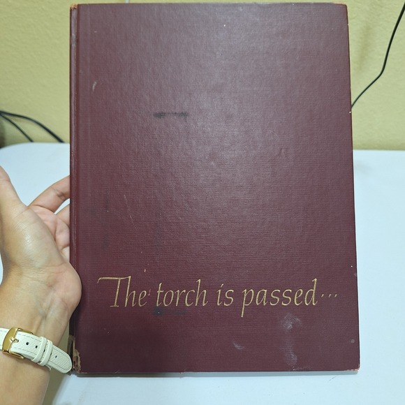 Other - 1963 The Torch Is Passed JFK Death Of President Hardcover Book Houston Post